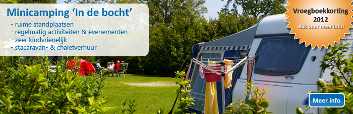 Minicamping In de bocht