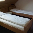 twee éénpersoonsbedden